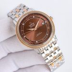 Omega De Ville 39MM Stainless Steel Mechanical Movement Men Watch